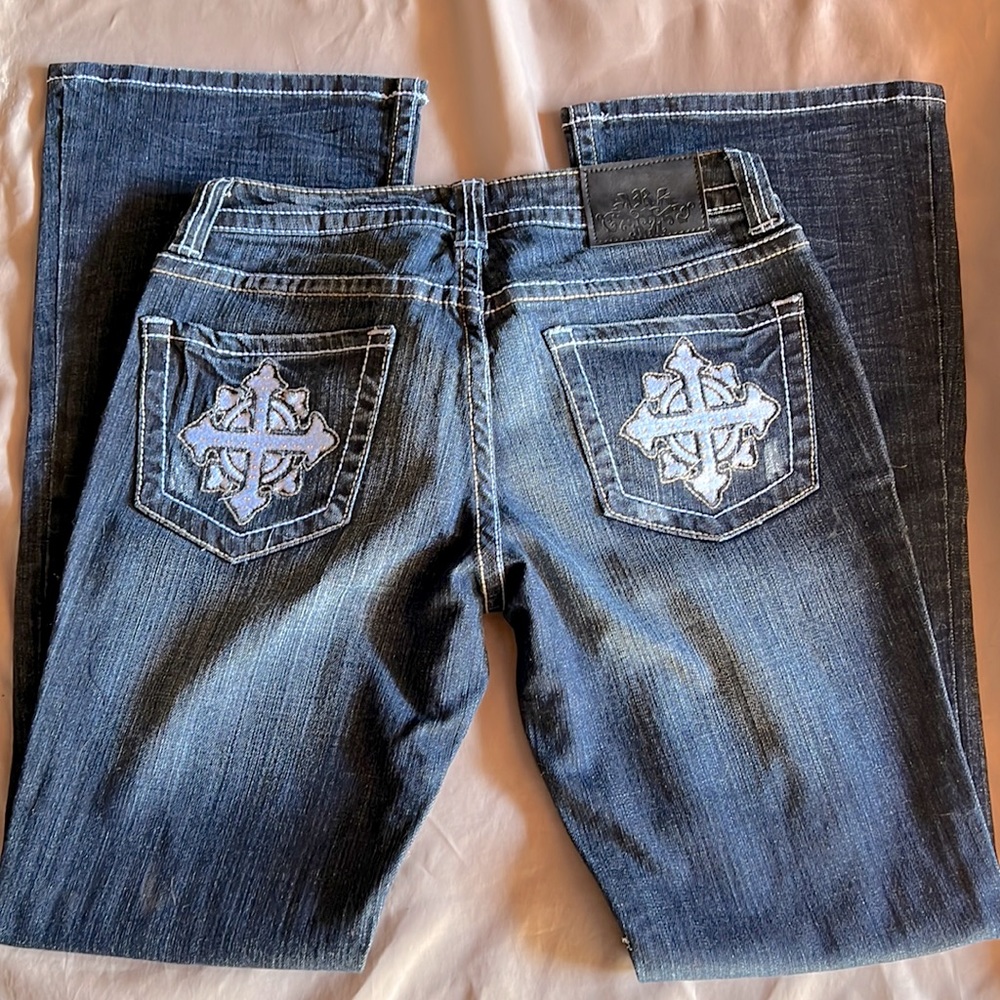 REUSE jeans New size 28 low rise flare 90s